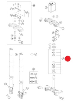 STEERING HEAD BEARING-KIT
